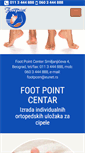 Mobile Screenshot of footpointcentar.com